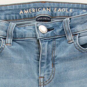 American Eagle (Indigo light wash) Size 0 Xtra Long